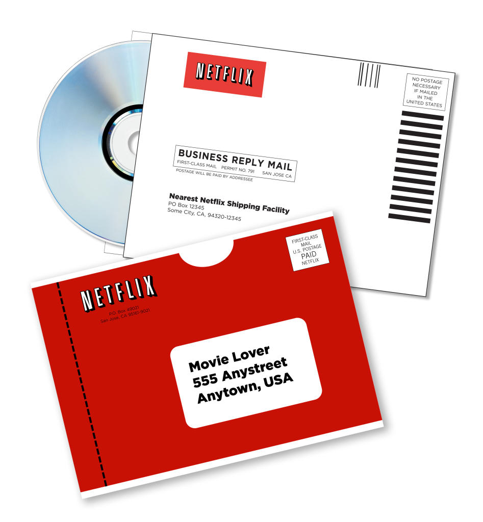 Netflix DVD Mailer (Image Credit: Netflix)