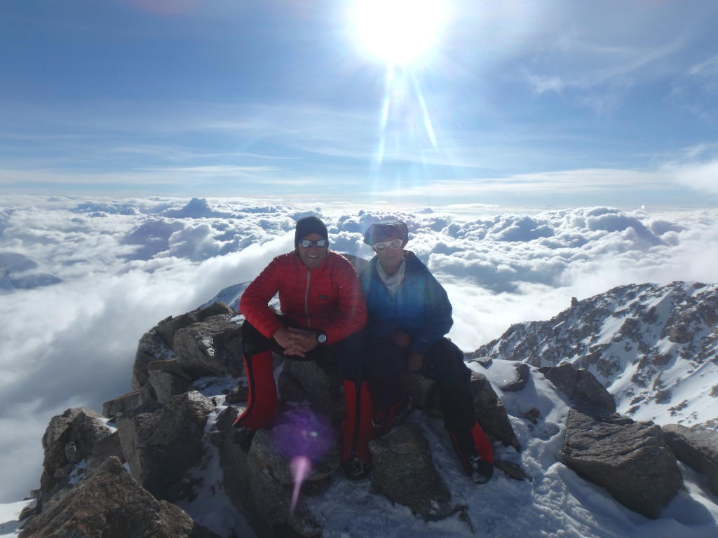 Naira Musallam and Tim Lawton: At The Top of Denali (Image Credit: Naira and Tim)